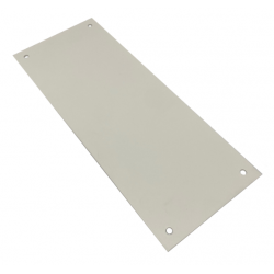 Platine plate 350X140 Acier RAL Blanc